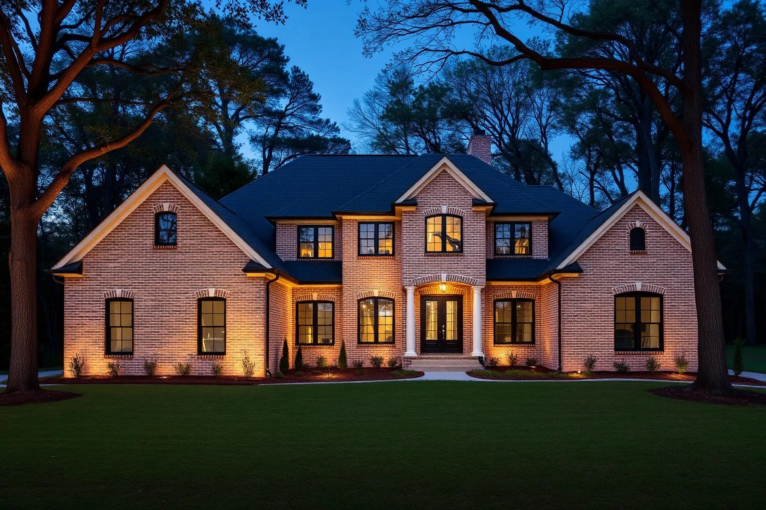 A newly rebuilt custom home on a mature lot in Sharon Woods, Charlotte