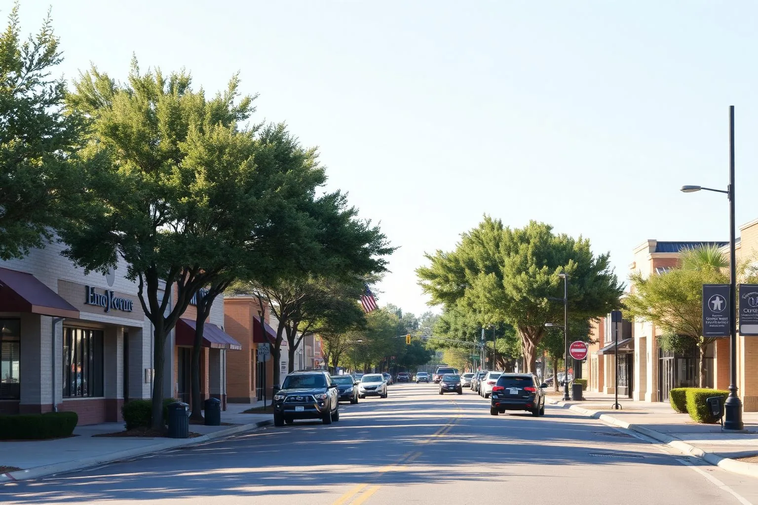 Retail along the Park Road corridor in south Charlotte