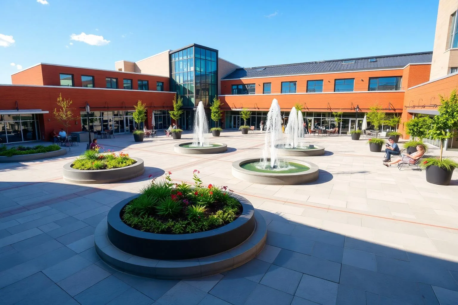 Upscale mixed-use shopping and dining center near SouthPark, Charlotte