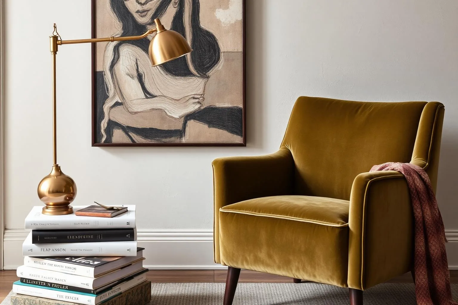 A designed interior in a renovated Sharon Woods home in Charlotte