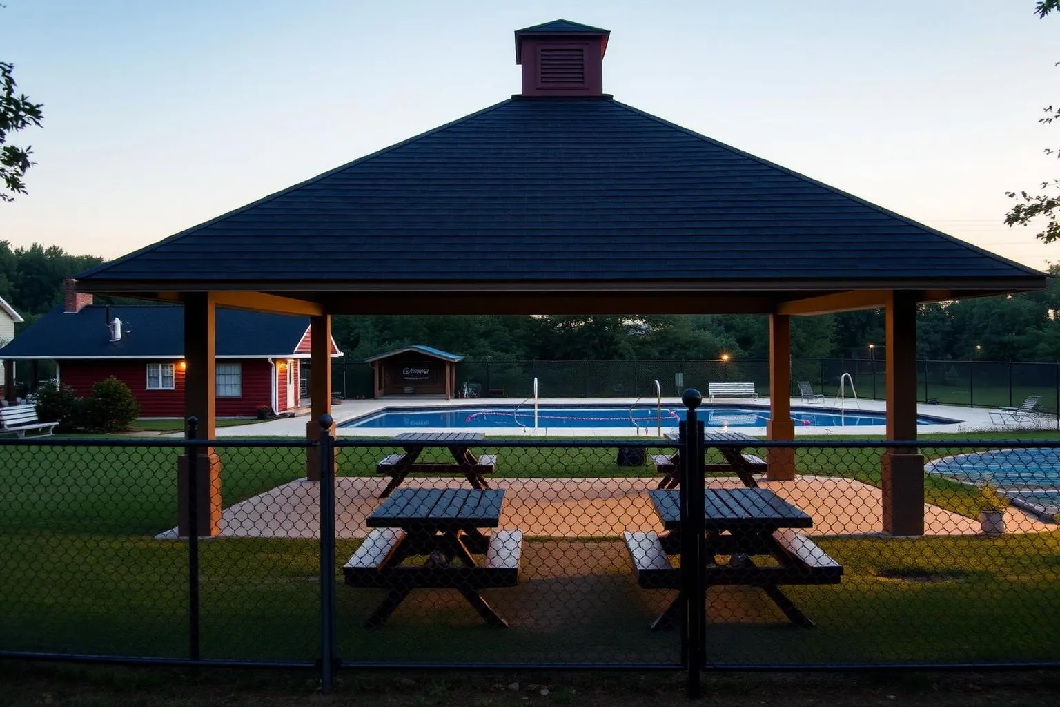 A neighborhood swim club near Sharon Woods in Charlotte, North Carolina